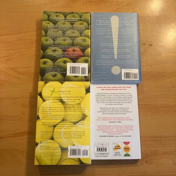 Malcolm Gladwell Book Set Bundle - Outliers, Blink, What The Dog Saw, Drive - Picture 2 of 2